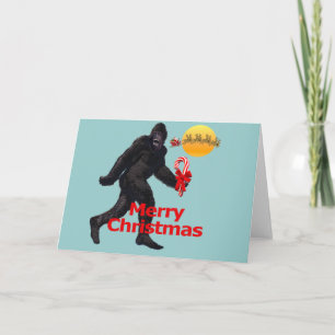 Cartes Pour Fêtes Annuelles Noël Bigfoot