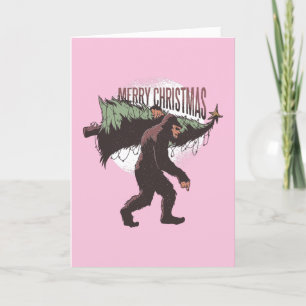 Cartes Pour Fêtes Annuelles Noël Bigfoot