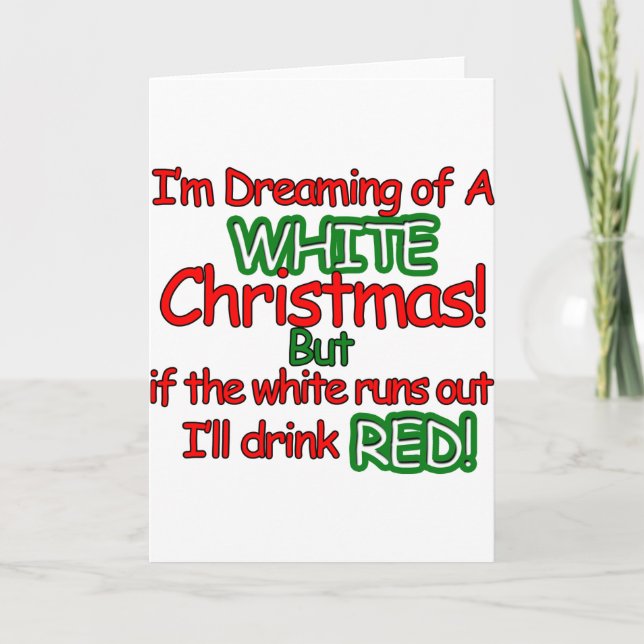 Cartes Pour Fêtes Annuelles Noël blanc (Devant)