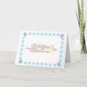 Cartes Pour Fêtes Annuelles Noël blanc