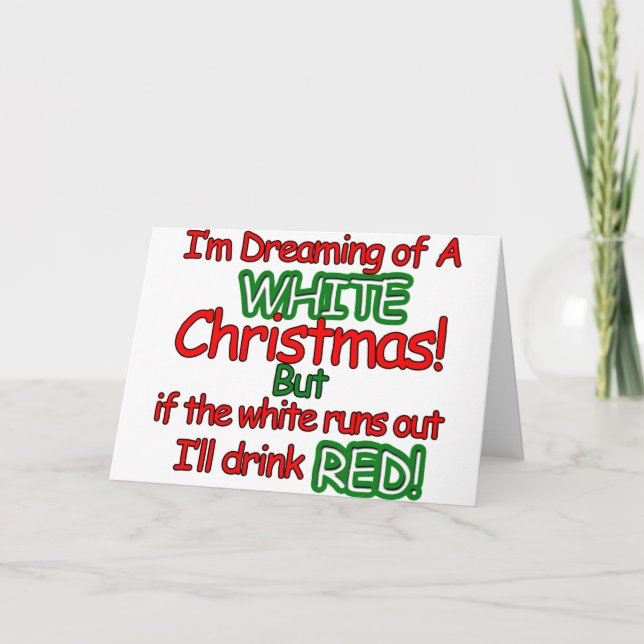 Cartes Pour Fêtes Annuelles Noël blanc (Devant)