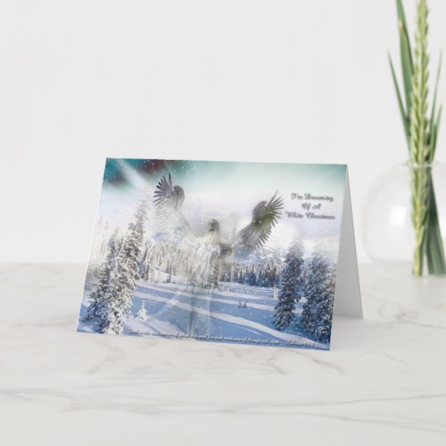 Cartes Pour Fêtes Annuelles Noël blanc (Devant)