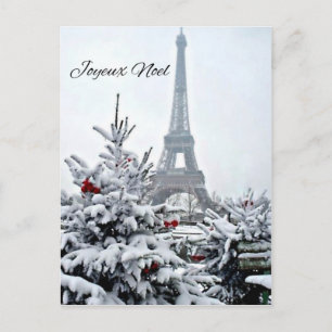 Cartes Pour Fêtes Annuelles Noël blanc français
