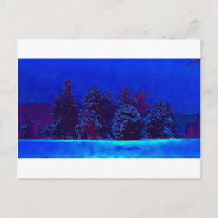Cartes Pour Fêtes Annuelles Noël bleu
