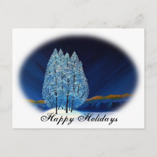 Cartes Pour Fêtes Annuelles Noël bleu #6