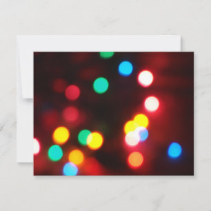 Cartes Pour Fêtes Annuelles Noël Bokeh