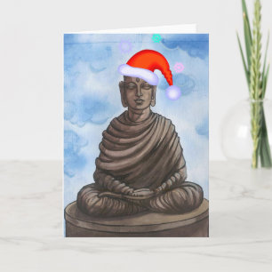 Cartes Pour Fêtes Annuelles Noël Bouddha !