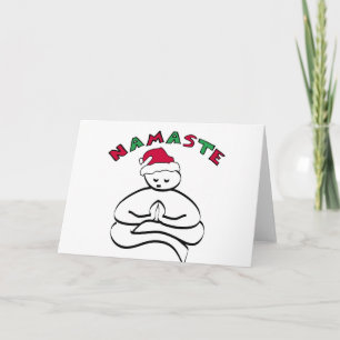 Cartes Pour Fêtes Annuelles Noël Bouddha