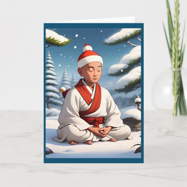 Cartes Pour Fêtes Annuelles Noël bouddhiste (Devant)