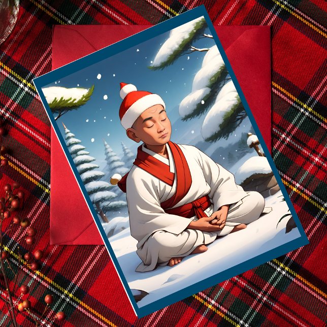 Cartes Pour Fêtes Annuelles Noël bouddhiste (Créateur téléchargé)