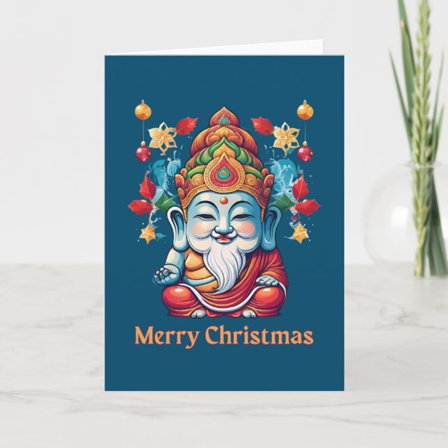 Cartes Pour Fêtes Annuelles Noël bouddhiste (Devant)