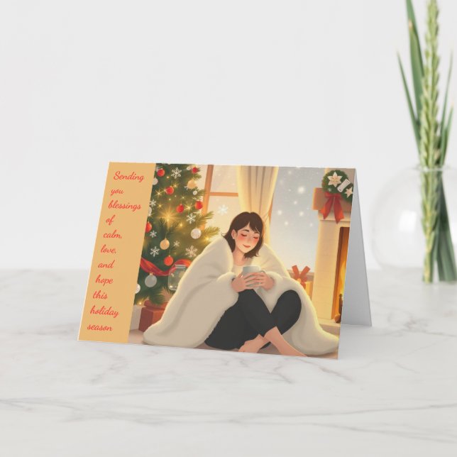 Cartes Pour Fêtes Annuelles Noël calme (Devant)