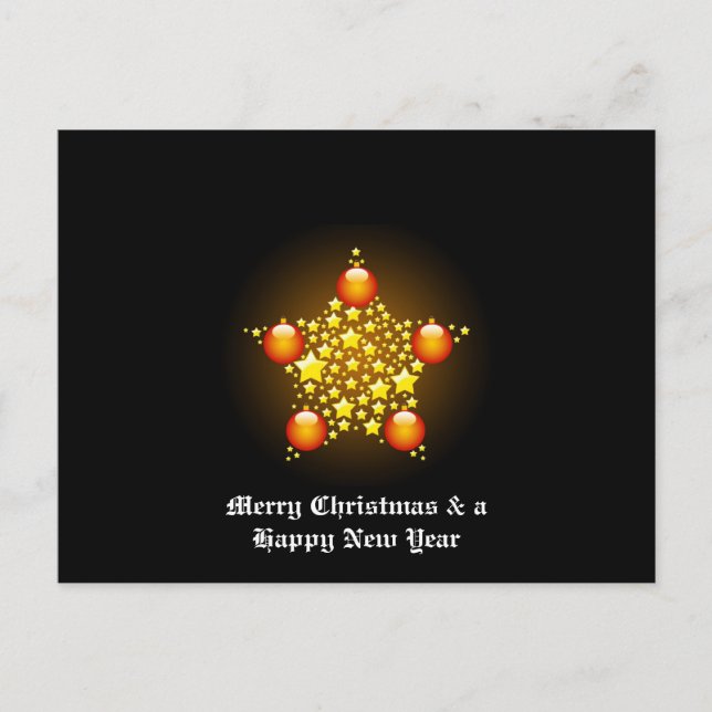 Cartes Pour Fêtes Annuelles Noël Card9 (Devant)