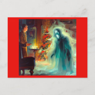 Cartes Pour Fêtes Annuelles Noël Carol Fantôme de Noël Futur