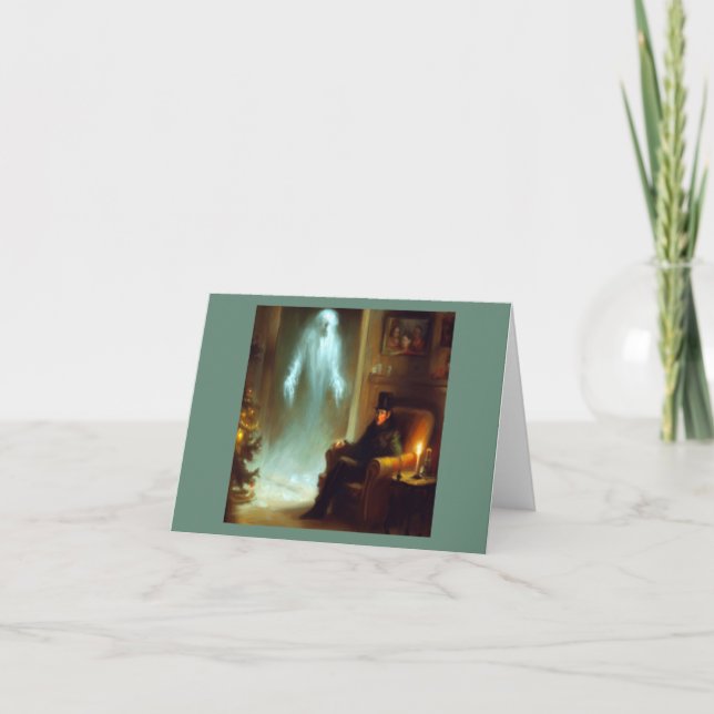 Cartes Pour Fêtes Annuelles Noël Carol Fantôme de Noël Passé (Devant)