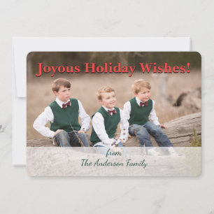 Cartes Pour Fêtes Annuelles Noël Celtic Holly Wreath Motif Personnalisé