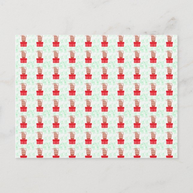 Cartes Pour Fêtes Annuelles Noël Chat Kitten Motif (Devant)