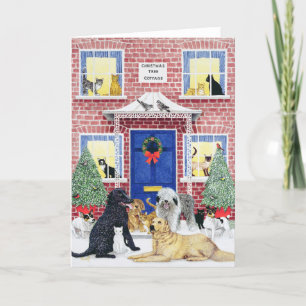 Cartes Pour Fêtes Annuelles Noël chaud