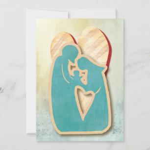 Cartes Pour Fêtes Annuelles Noël Christian Marie, Joseph & Jésus Christ