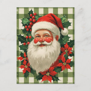 Cartes Pour Fêtes Annuelles Noël classique du Père Noël