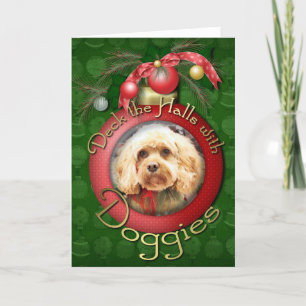 Cartes Pour Fêtes Annuelles Noël - Cockapoo - Morgan