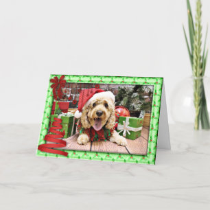 Cartes Pour Fêtes Annuelles Noël - Cockapoo - Sadie