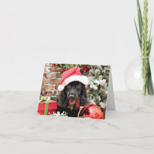 Cartes Pour Fêtes Annuelles Noël - Cocker Spaniel X - Poivre