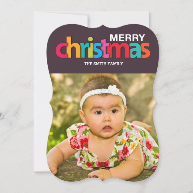 Cartes Pour Fêtes Annuelles noël coloré (Devant)