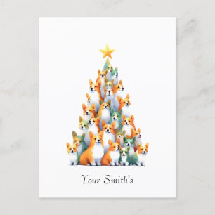 Cartes Pour Fêtes Annuelles Noël Corgies