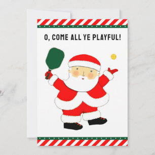 Cartes Pour Fêtes Annuelles Noël créatif de Pickleball
