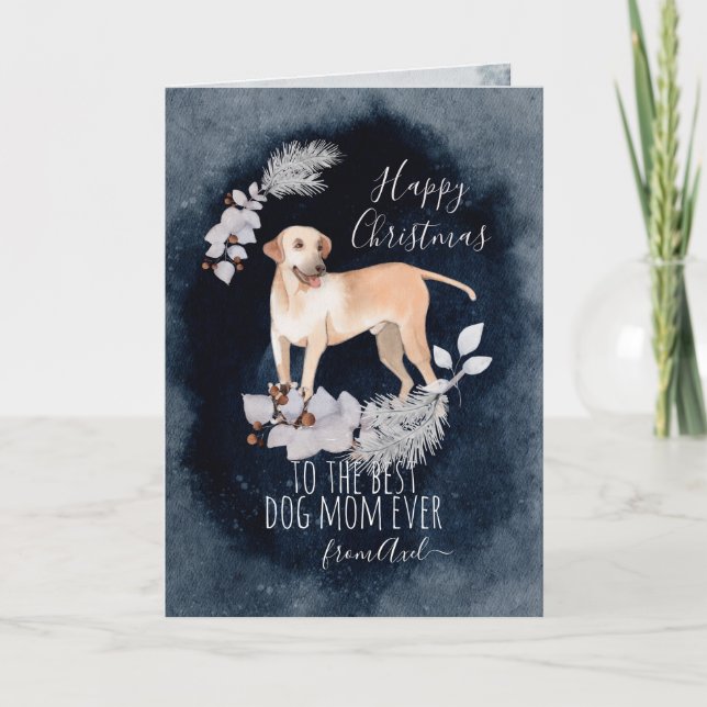 Cartes Pour Fêtes Annuelles Noël customisé Broholmer Mastiff (Devant)