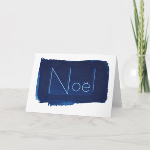 Cartes Pour Fêtes Annuelles Noël Cyanotype