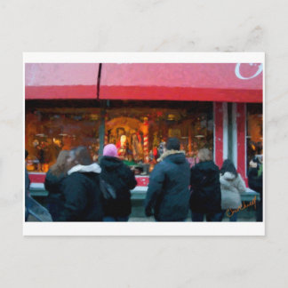 Cartes Pour Fêtes Annuelles Noël dans l'affichage de fenêtre de NYC