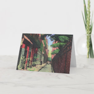 Cartes Pour Fêtes Annuelles Noël Dans L'Allée