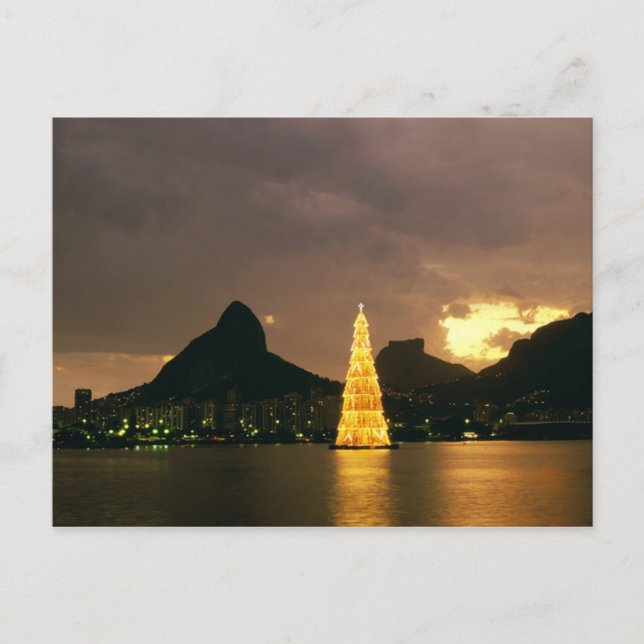 Cartes Pour Fêtes Annuelles Noël dans le Rio de Janeiro Brésil (Devant)