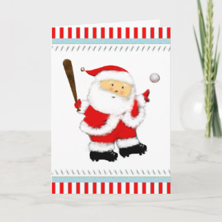 Cartes Pour Fêtes Annuelles Noël de baseball