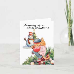 Cartes Pour Fêtes Annuelles Noël de baseball