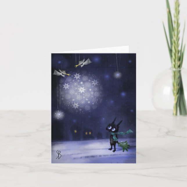 Cartes Pour Fêtes Annuelles Noël de Boboshkin (Devant)