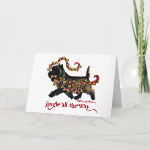 Cartes Pour Fêtes Annuelles Noël de cairn de tintement