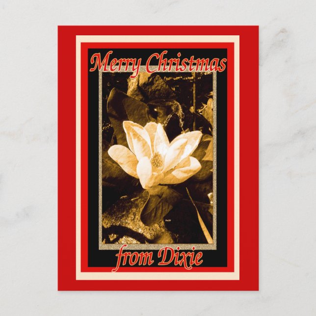 Cartes Pour Fêtes Annuelles Noël de Dixie (Devant)