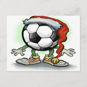 Cartes Pour Fêtes Annuelles Noël de football