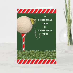 Cartes Pour Fêtes Annuelles Noël de golf