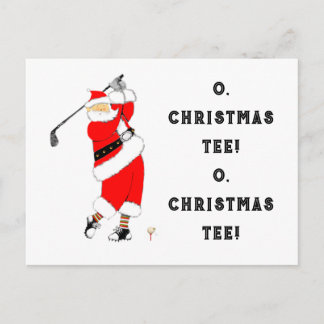 Cartes Pour Fêtes Annuelles Noël de golf drôle