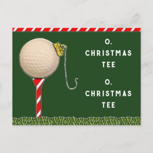 Cartes Pour Fêtes Annuelles Noël de golf drôle