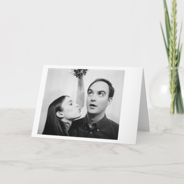 Cartes Pour Fêtes Annuelles Noël de gui (Devant)