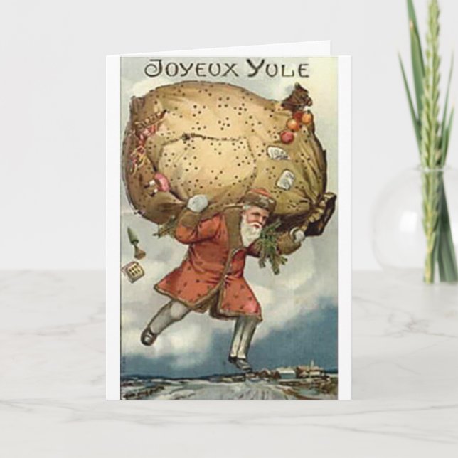 Cartes Pour Fêtes Annuelles Noël de Joyeux (Devant)