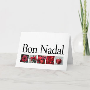 Cartes Pour Fêtes Annuelles noël de la catalogne de bon