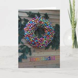 Cartes Pour Fêtes Annuelles noël de la catalogne de bon