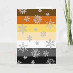 Cartes Pour Fêtes Annuelles Noël de la fierté de l'ours simple et élégant
