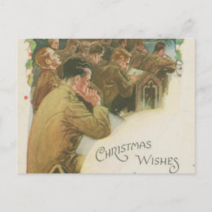 Cartes Pour Fêtes Annuelles Noël de la Guerre vintage